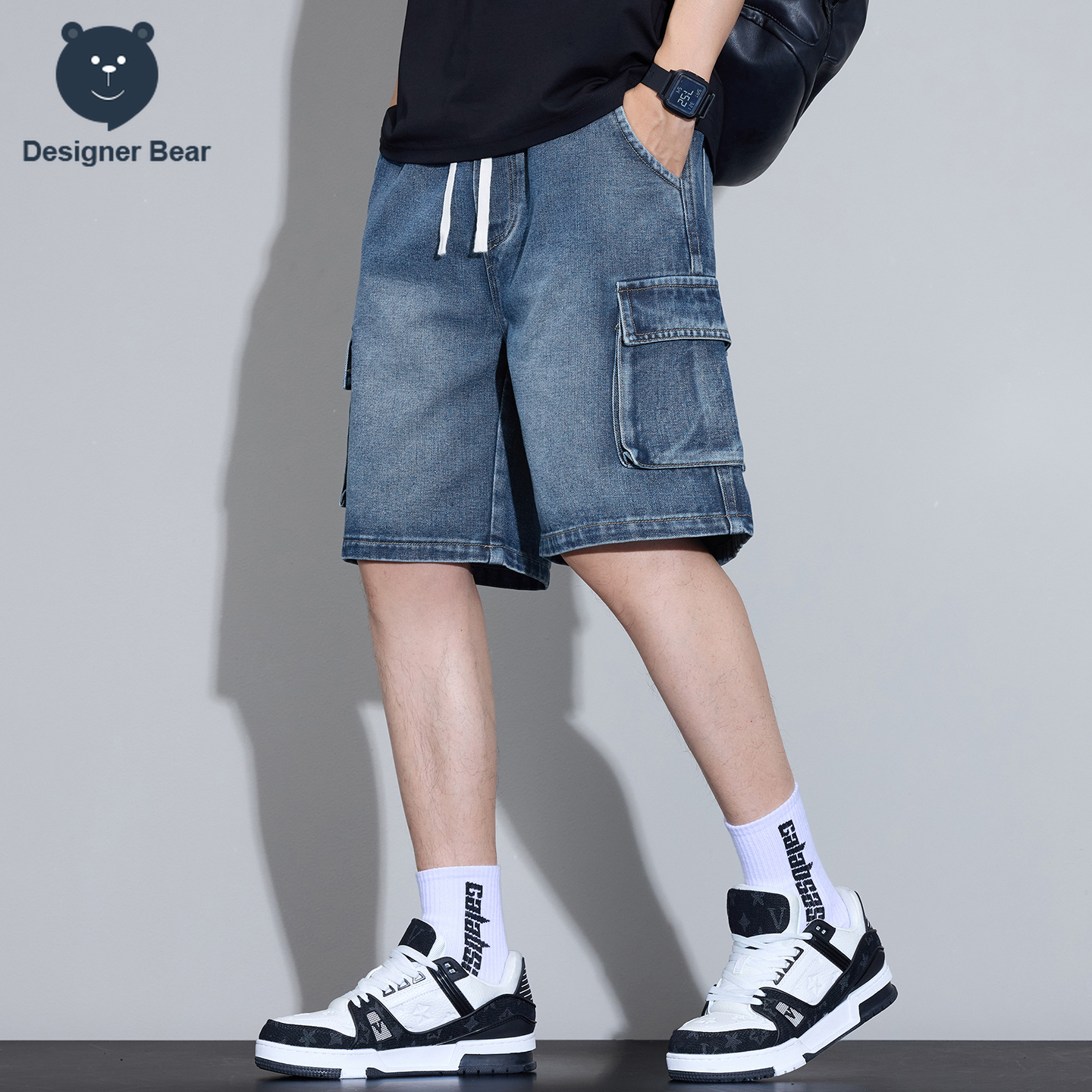 Men's Multi-Pocket Cargo Denim - Men'S Fashion Jeans avis et prix