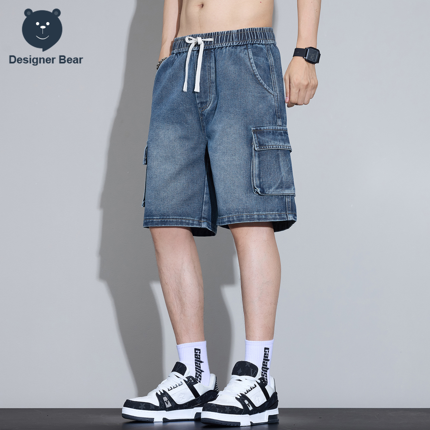 Men's Multi-Pocket Cargo Denim - Men'S Fashion Jeans avis et prix